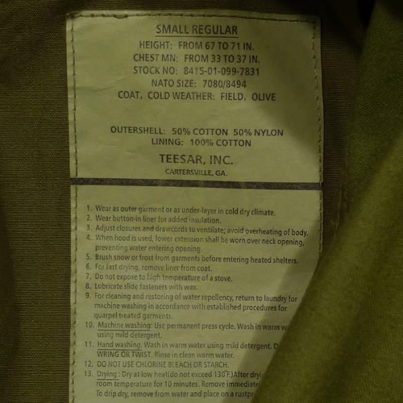 JAKNA M65 Jakna NyCo Olive TEESAR® - Slika 3
